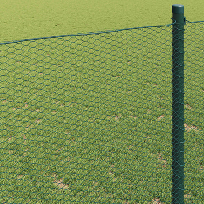 Recinzione Esagonale Verde 1 x 10 m PVC | homemem39