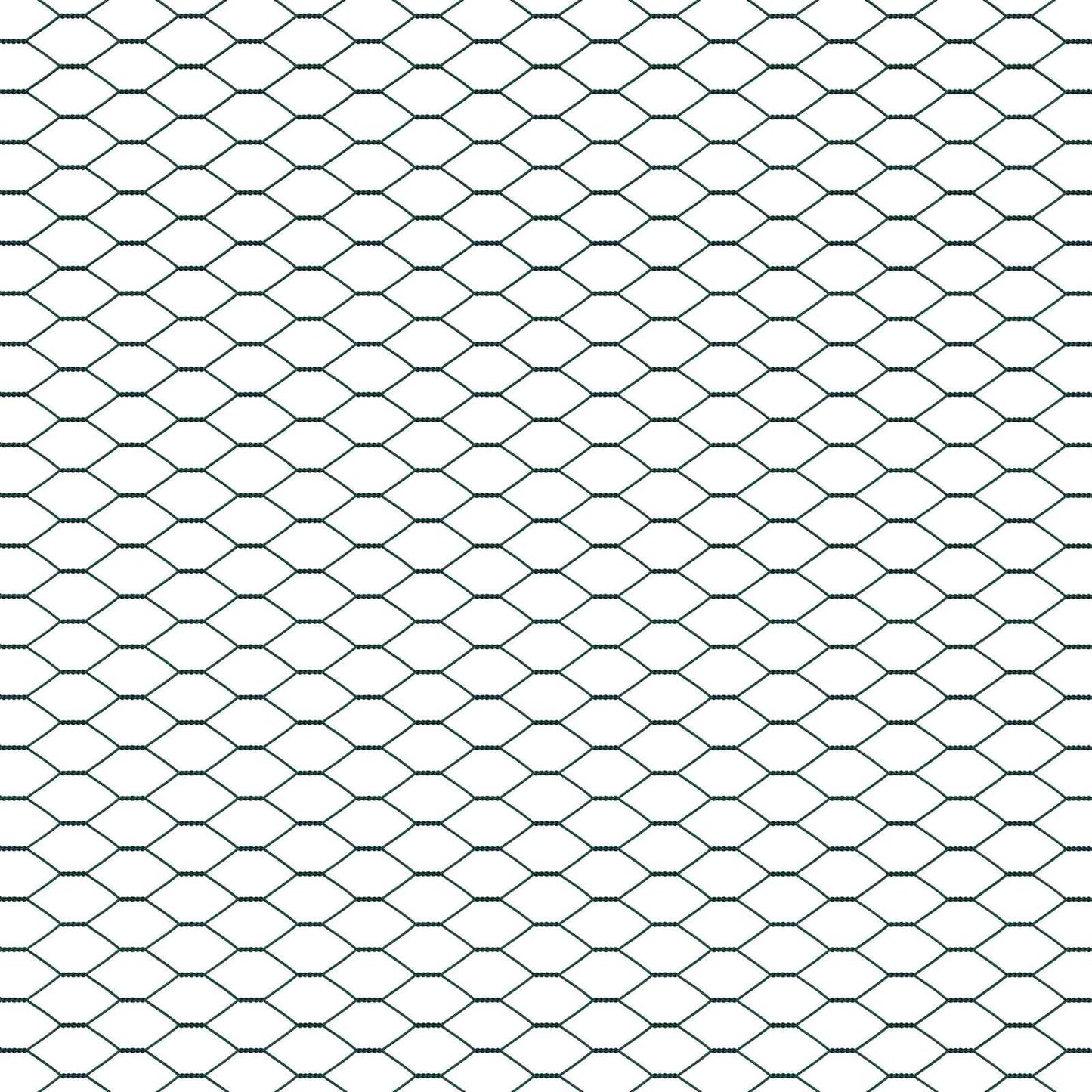 Recinzione Esagonale Verde 1,2 x 10 m PVC | homemem39