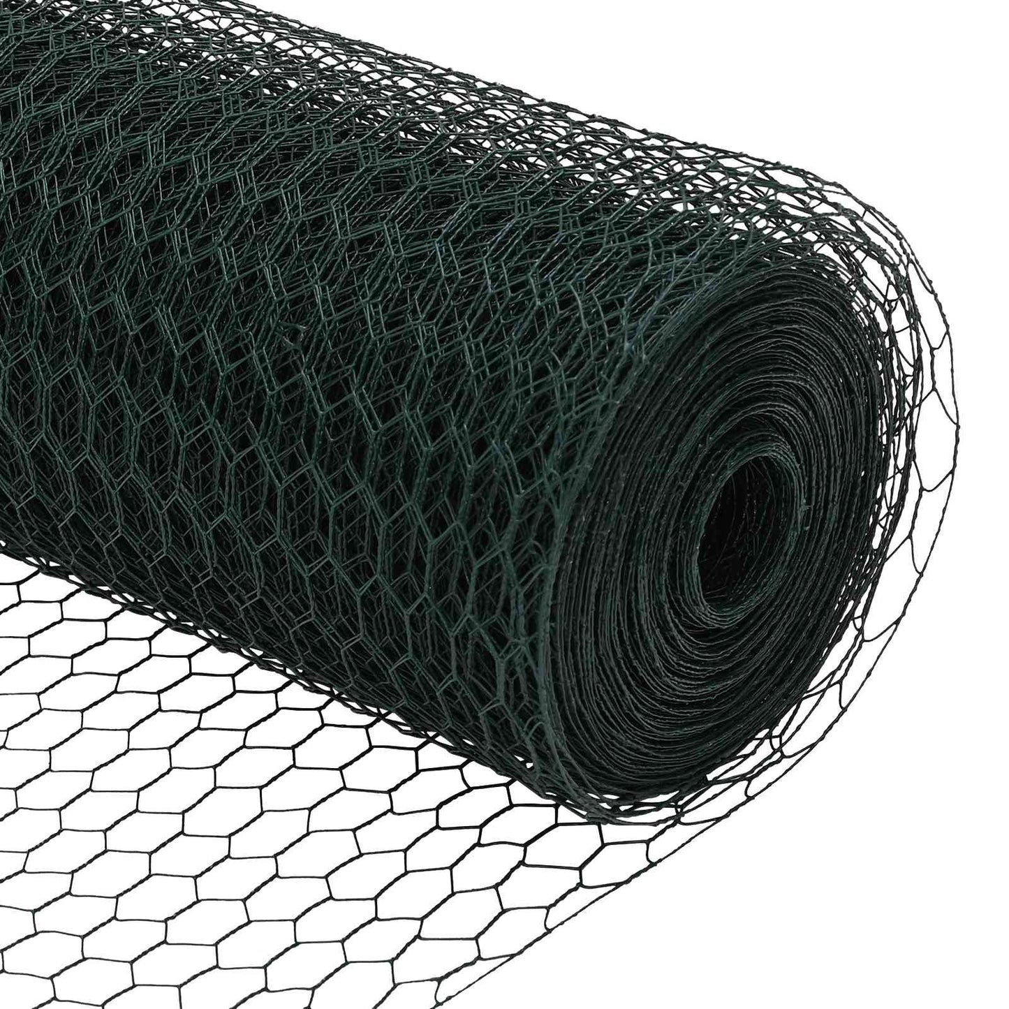 Recinzione Esagonale Verde 1,4 x 10 m PVC