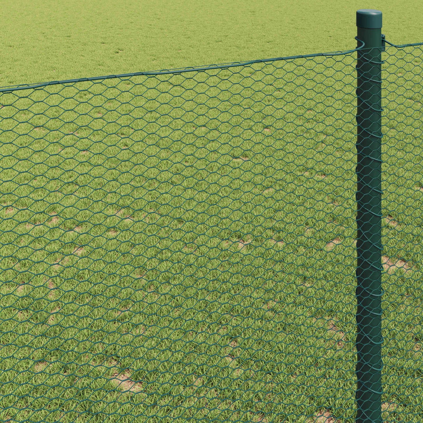 Recinzione Esagonale Verde 1,4 x 10 m PVC | homemem39