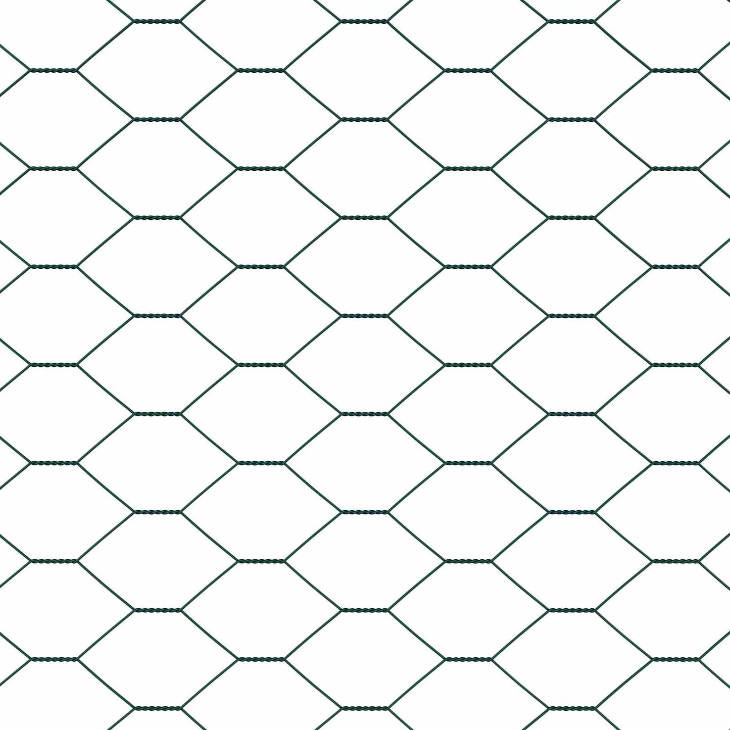 Recinzione Esagonale Verde 1,4 x 10 m PVC | homemem39