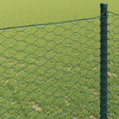 Recinzione Esagonale Verde 1,4 x 10 m PVC | homemem39
