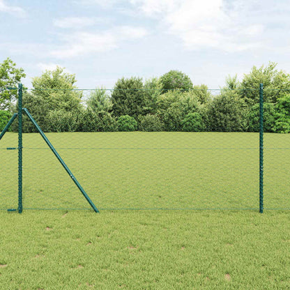 Recinzione Esagonale Verde 1,4 x 10 m PVC