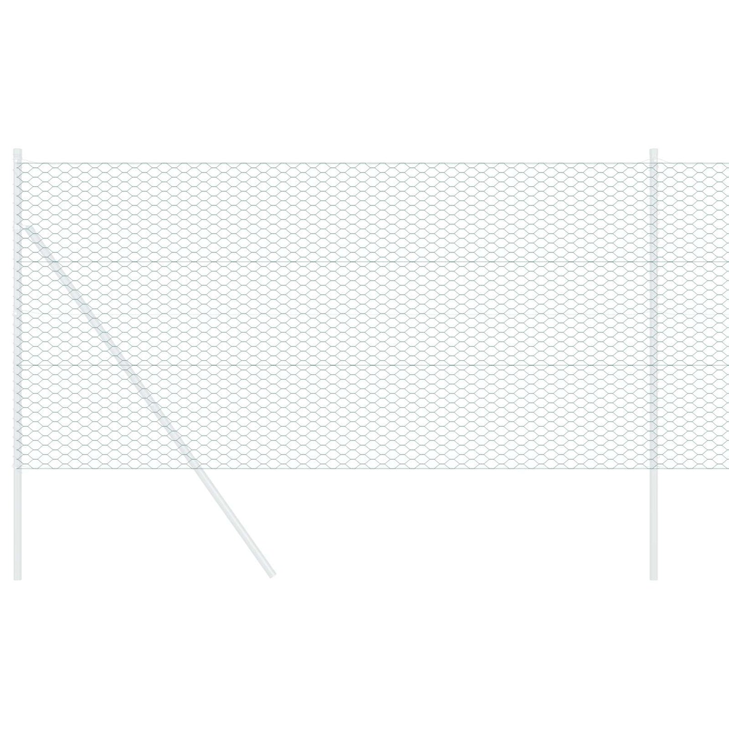 Recinzione Esagonale Verde 1,4 x 10 m PVC | homemem39