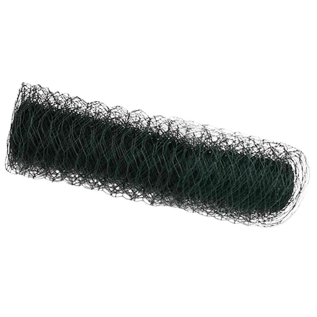 Recinzione Esagonale Verde 0,8 x 25 m PVC