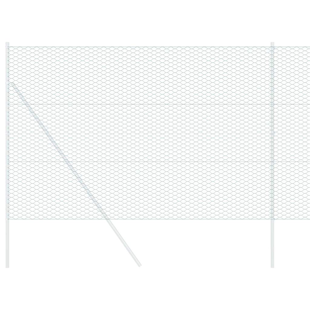 Recinzione Esagonale Verde 1,6 x 25 m PVC | homemem39