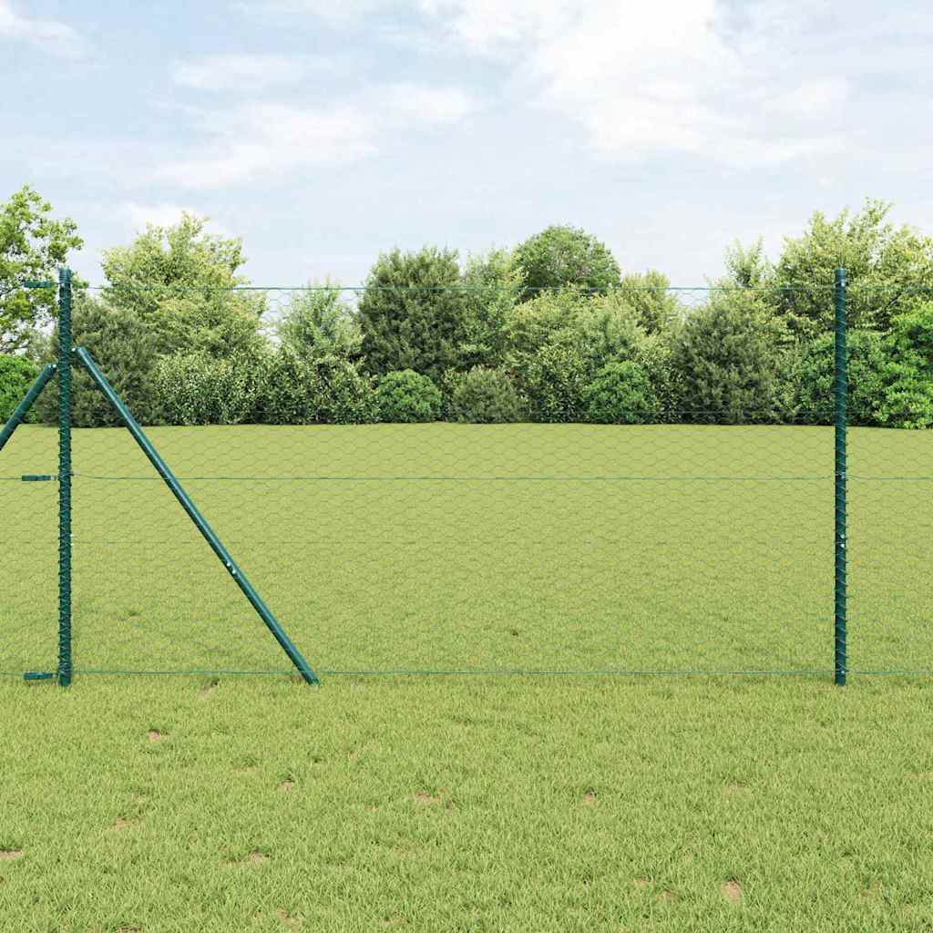 Recinzione Esagonale Verde 1 x 50 m PVC | homemem39