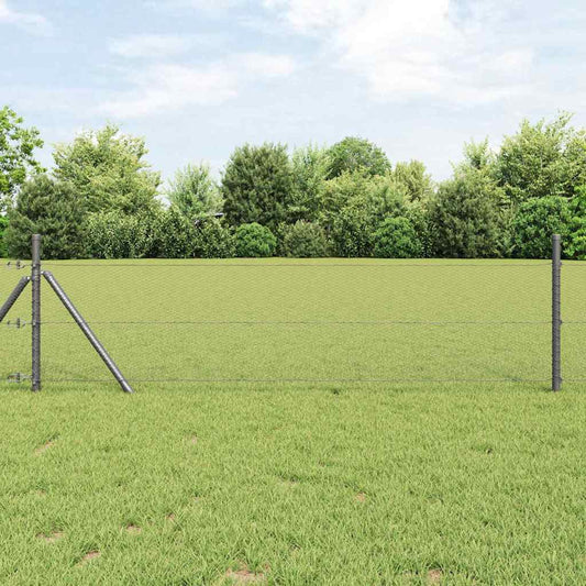 Recinzione Esagonale Grigio 0,5 x 10 m PVC | homemem39