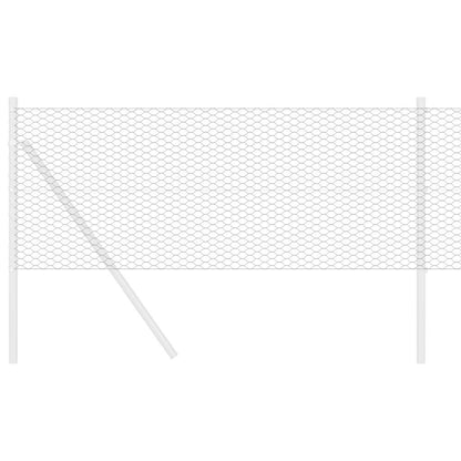 Recinzione Esagonale Grigio 0,6 x 10 m PVC