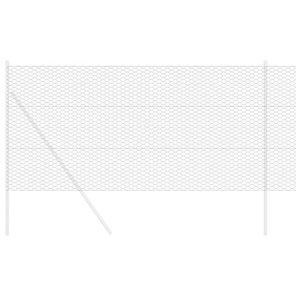 Recinzione Esagonale Grigio 1,4 x 100 m PVC