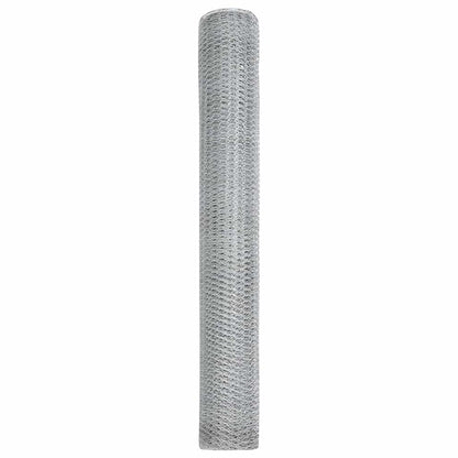 Recinzione Esagonale Argento 1,2 x 10 m Acciaio zincato