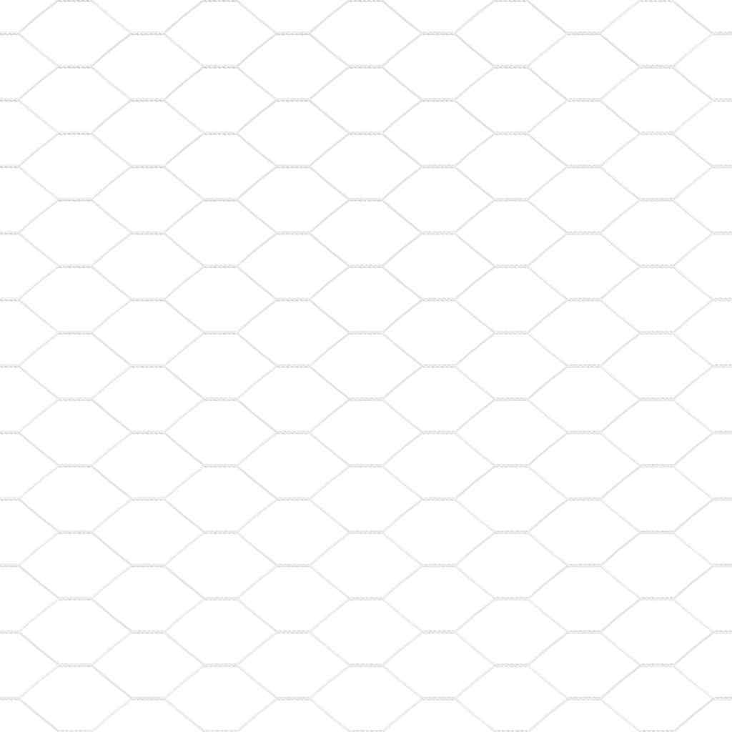 Recinzione Esagonale Argento 1,5 x 10 m Acciaio zincato