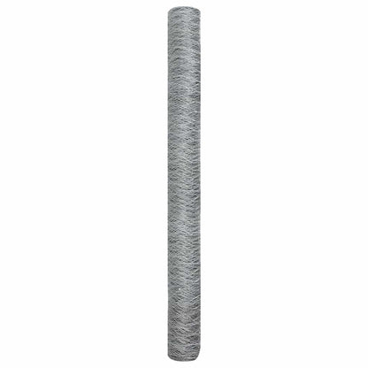 Recinzione Esagonale Argento 1,6 x 10 m Acciaio zincato