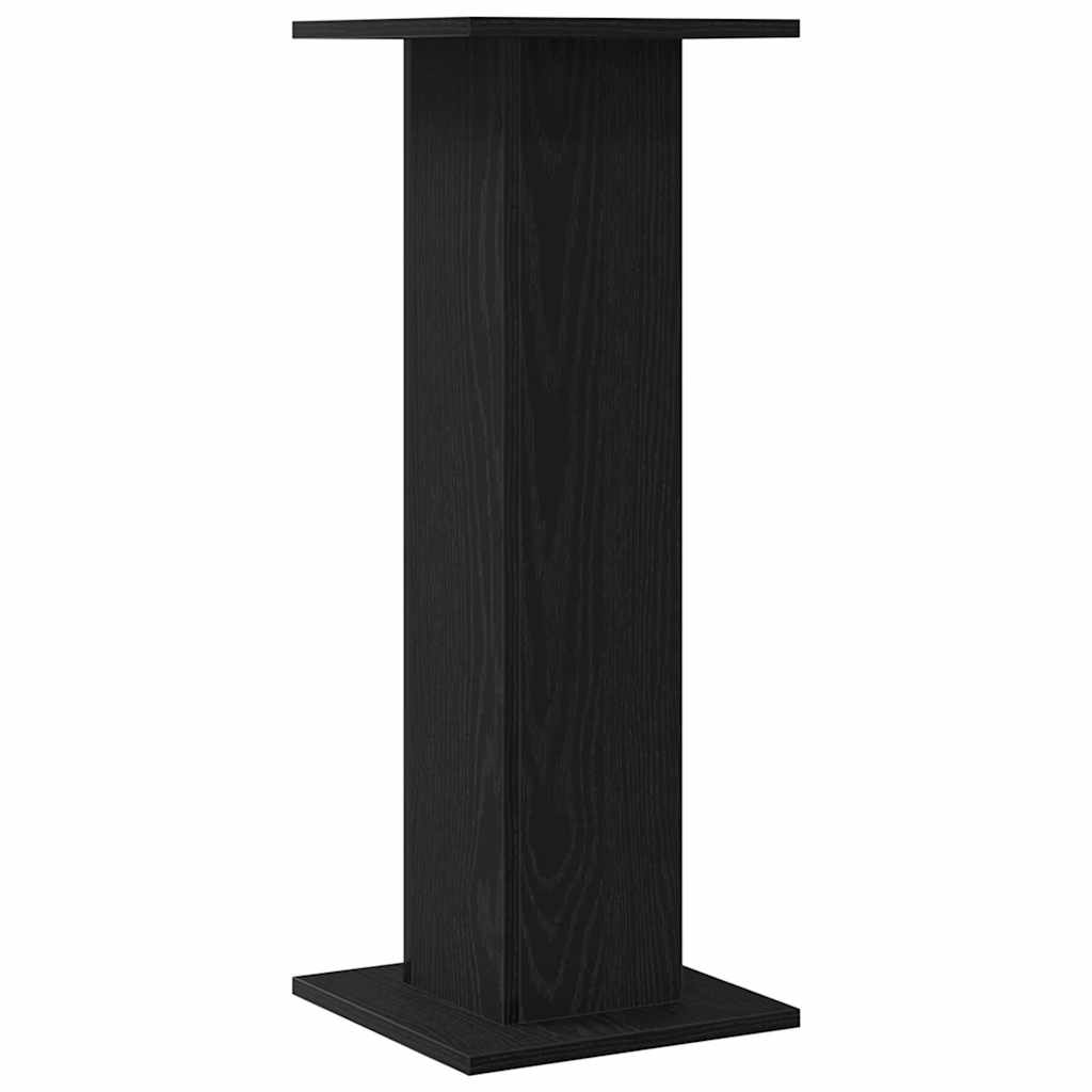 Supporto per piante 2 pcs Rovere Nero 30 x 30 x 80 cm | homemem39