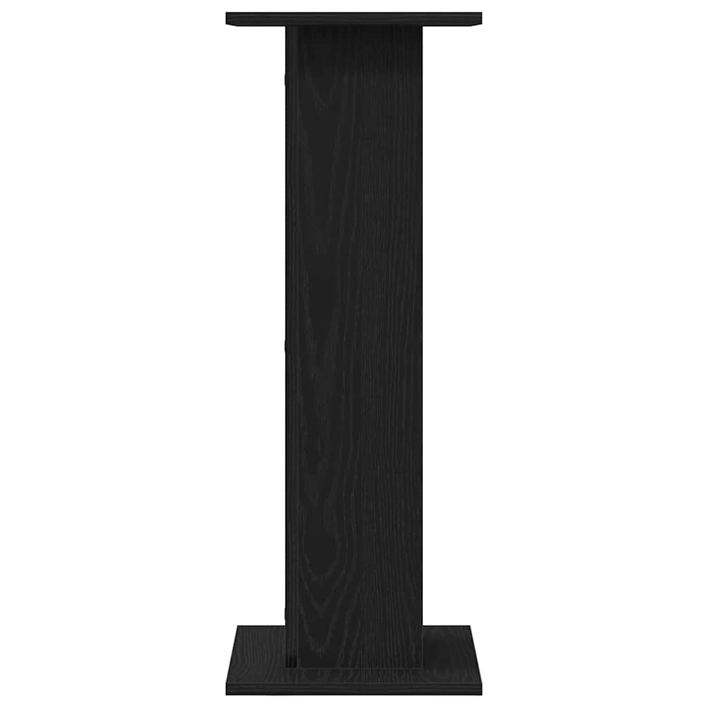 Supporto per piante 2 pcs Rovere Nero 30 x 30 x 80 cm | homemem39