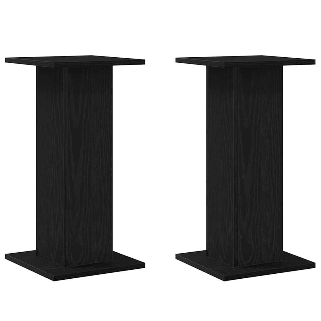 Supporto per piante 2 pcs Rovere Nero 30 x 30 x 60 cm | homemem39