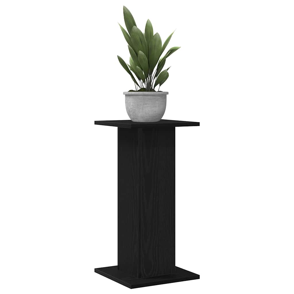 Supporto per piante 2 pcs Rovere Nero 30 x 30 x 60 cm | homemem39