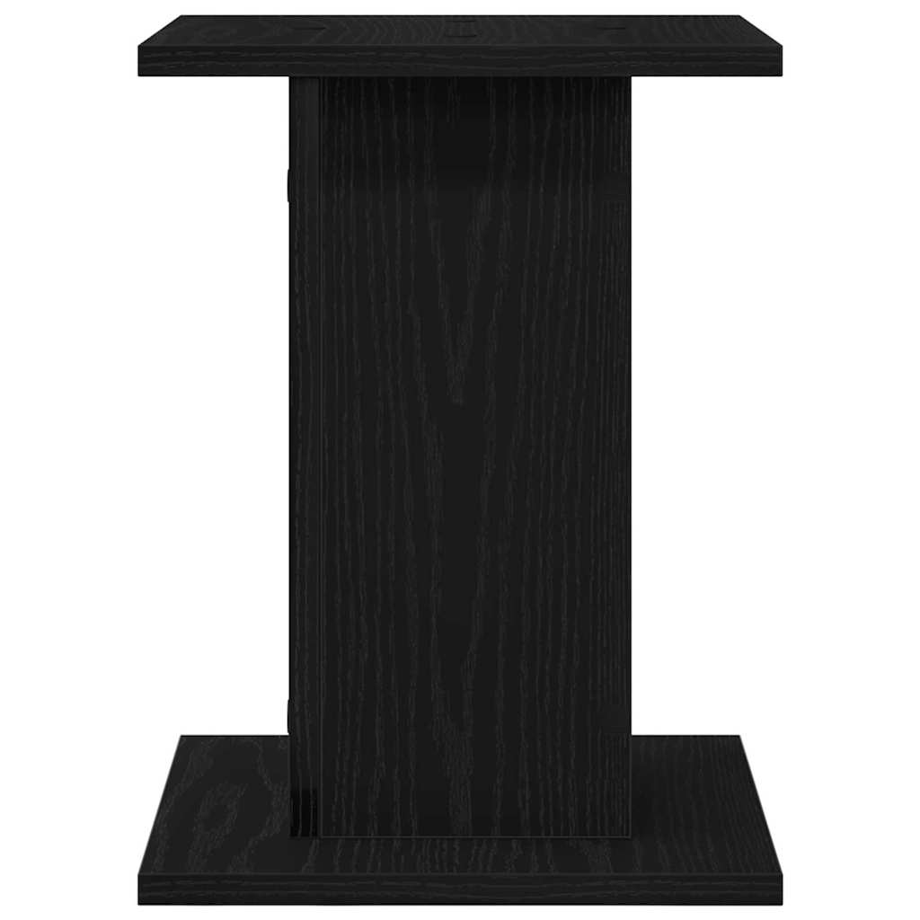 Supporto per piante 2 pcs Rovere Nero 30 x 30 x 40 cm | homemem39