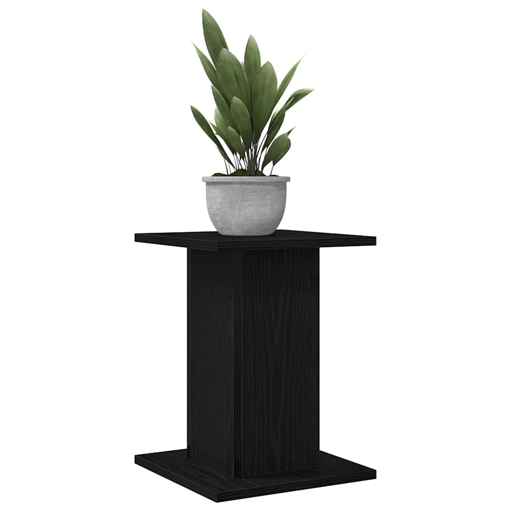 Supporto per piante 2 pcs Rovere Nero 30 x 30 x 40 cm | homemem39