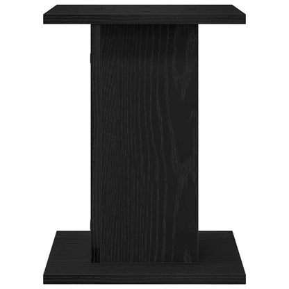Supporto per piante 2 pcs Rovere Nero 30 x 30 x 40 cm