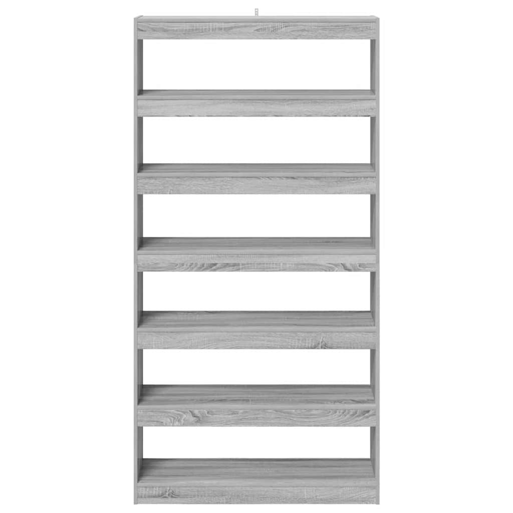 Armadio per Libri Grigio Sonoma 100 x 30 x 198 cm