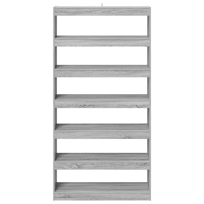 Armadio per Libri Grigio Sonoma 100 x 30 x 198 cm