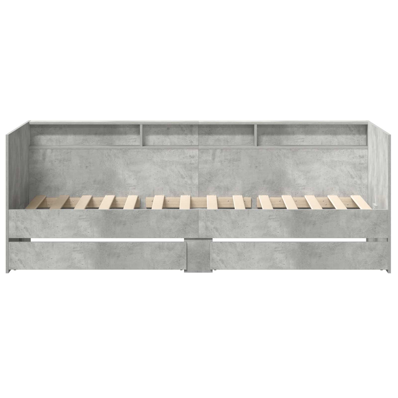 Letto Giorno con cassetto Grigio 90 x 200 cm Legno multistrato | homemem39