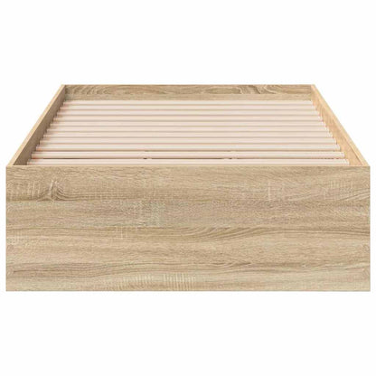 Struttura del letto Marrone 90 x 190 cm Legno multistrato | homemem39