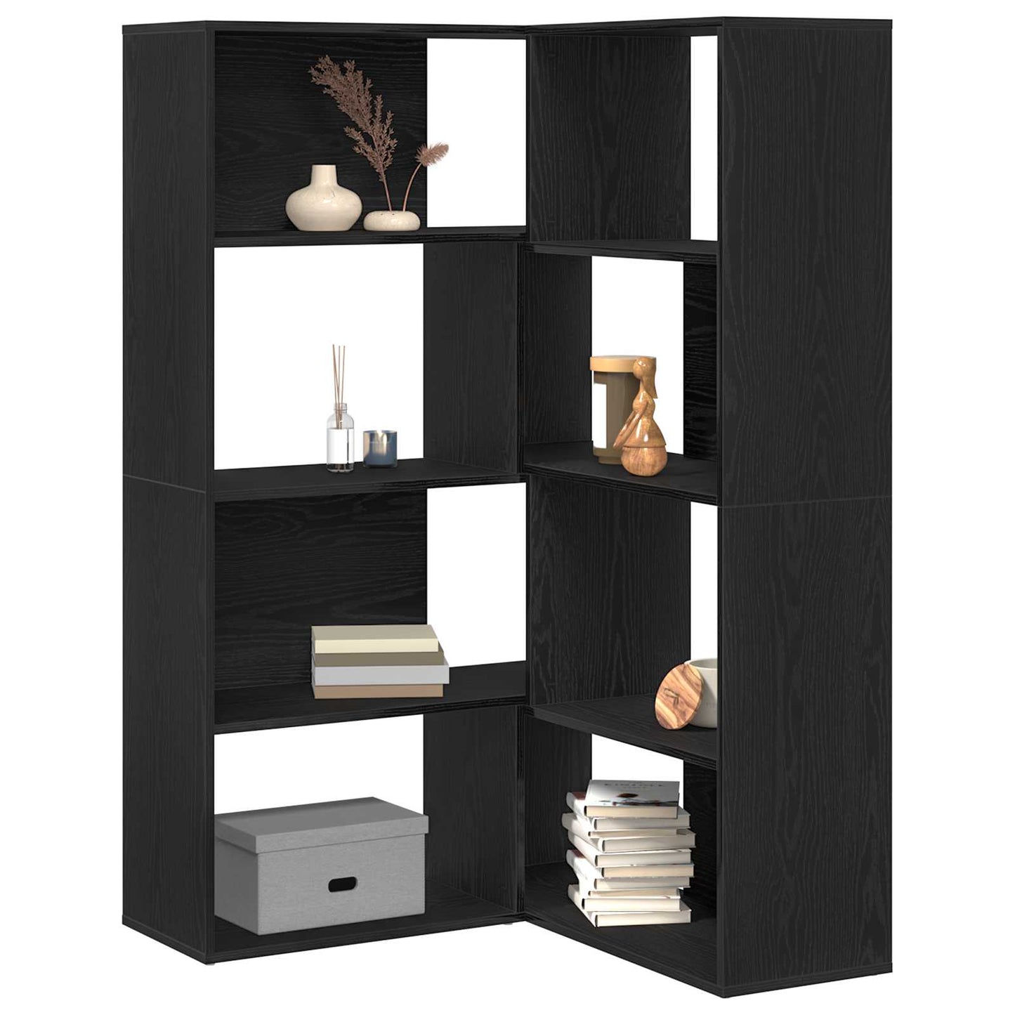 Guardaroba 2 pcs Rovere Nero 85 x 85 x 140 cm Legno multistrato