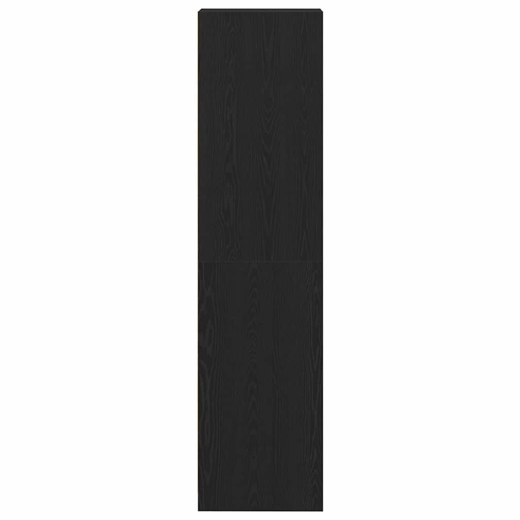 Guardaroba Rovere nero 30 x 50 x 200 cm Legno multistrato