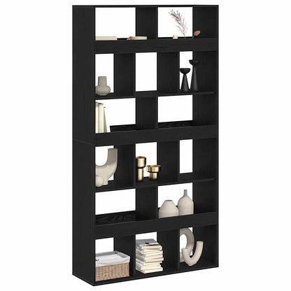 Armadio per Libri 15 livelli 100 x 33 x 93.75 cm Rovere Nero | homemem39