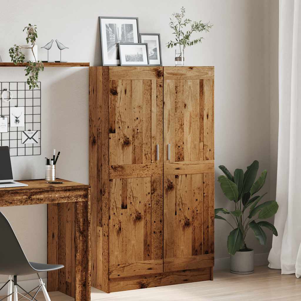 Libreria Legno Antico 82,5x30,5x150 cm in Legno Multistrato | homemem39