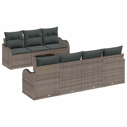 Set Divano da Giardino Grigio 55 x 55 x 37 cm polyrattan | homemem39