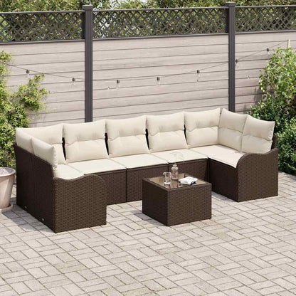 Set Divano da Giardino Marrone 55 x 55 x 37 cm polyrattan | homemem39