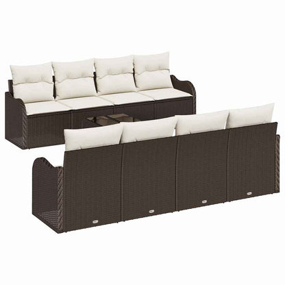 Set Divano da Giardino Marrone 55 x 55 x 37 cm polyrattan | homemem39