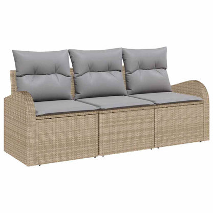 Set Divano da Giardino Beige polyrattan | homemem39