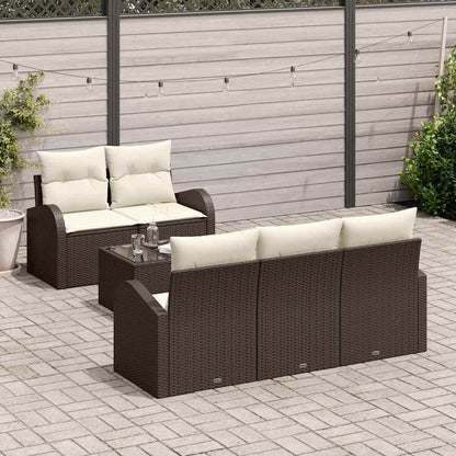 Set Divano da Giardino Marrone 55 x 55 x 37 cm polyrattan | homemem39