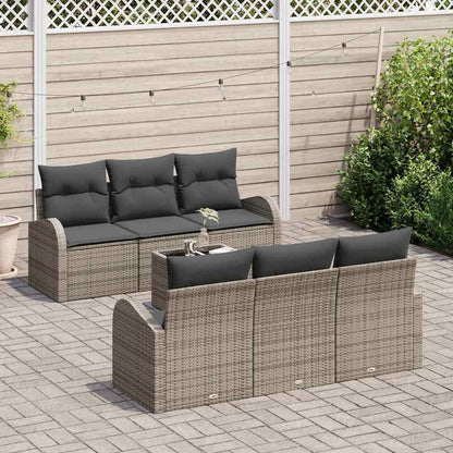 Set Divano da Giardino Grigio 55 x 55 x 37 cm polyrattan | homemem39