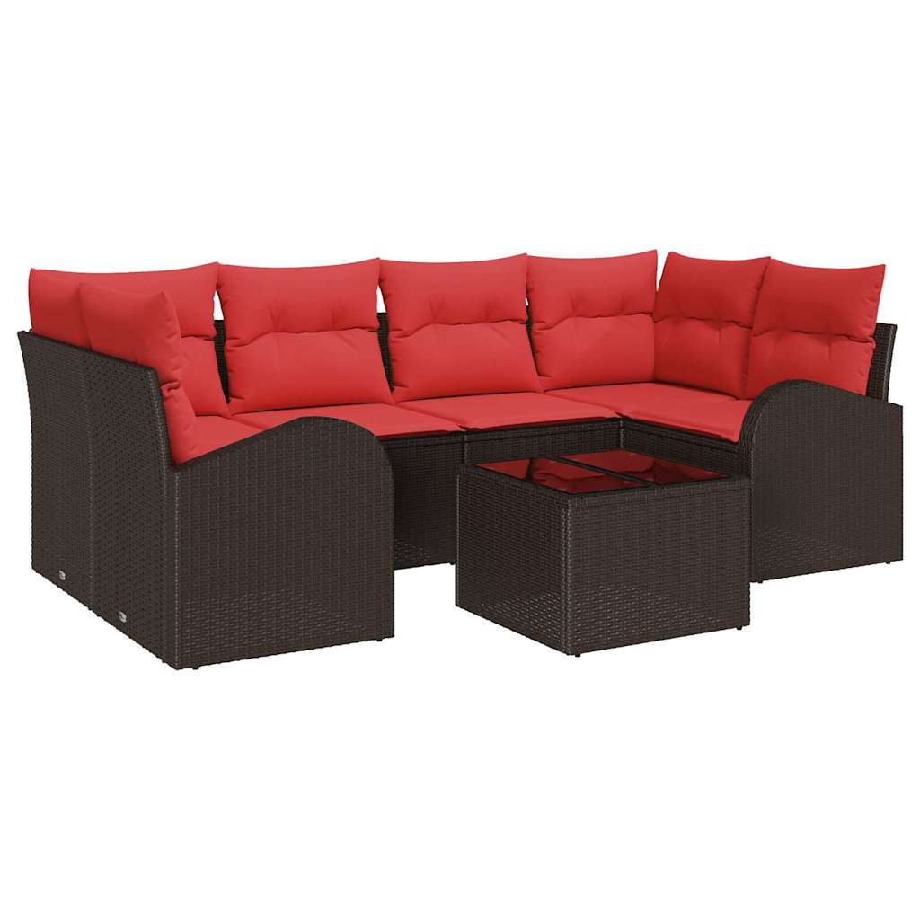 Set Divano da Giardino Marrone 55 x 55 x 37 cm polyrattan | homemem39