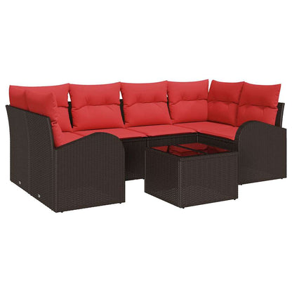 Set Divano da Giardino Marrone 55 x 55 x 37 cm polyrattan | homemem39