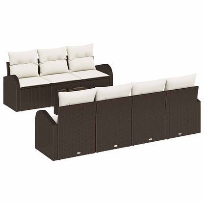 Set Divano da Giardino Marrone 55 x 55 x 37 cm polyrattan | homemem39