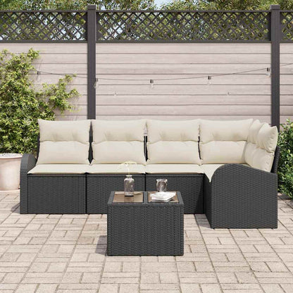 Set di divani con cuscino Nero Poliestere | homemem39