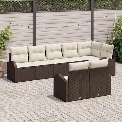 Set Divano da Giardino 8 pcs polyrattan | homemem39