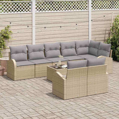 Set Divano da Giardino Beige e grigio 55 x 55 x 37 cm | homemem39