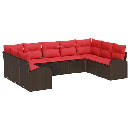 Set di divani con cuscino Marrone Rattan in Polipropilene | homemem39
