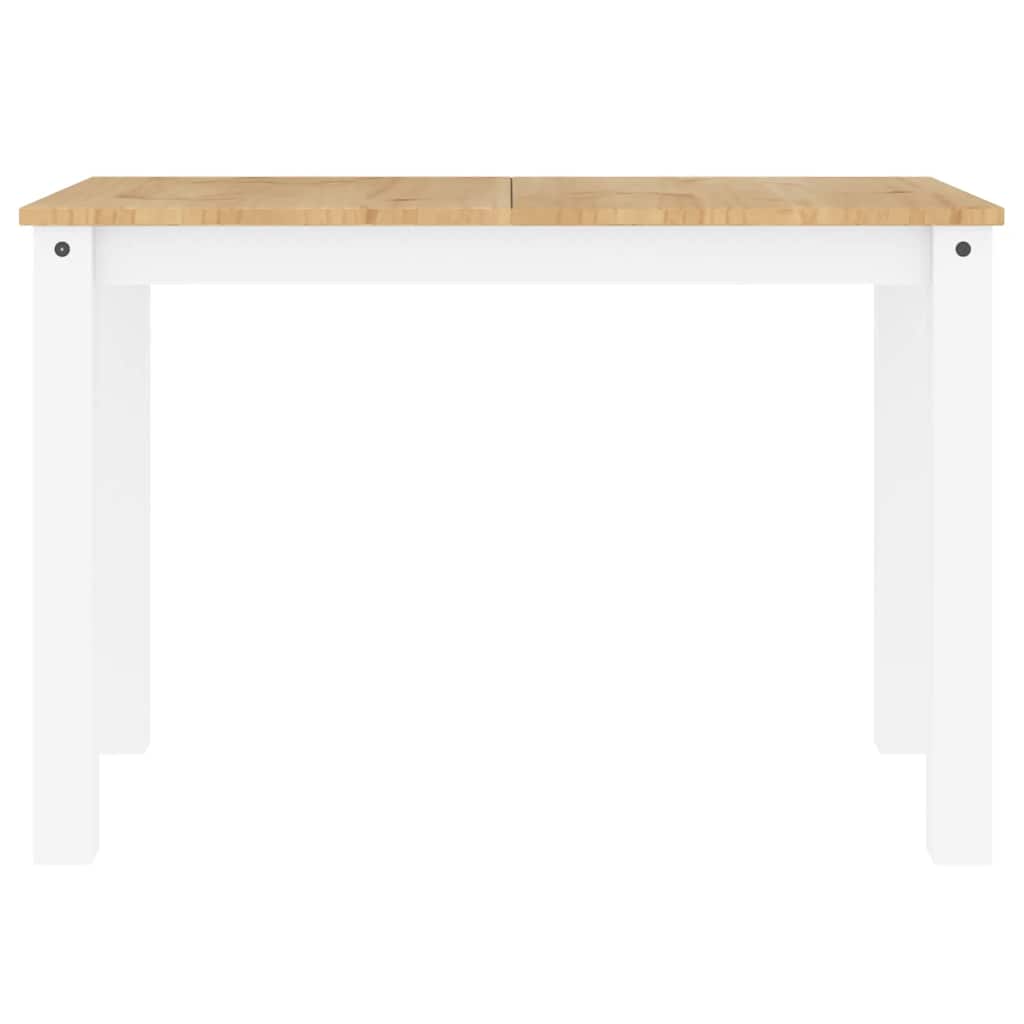 Set da Pranzo 3 pz PANAMA Bianco in Legno Massello di Pino | homemem39