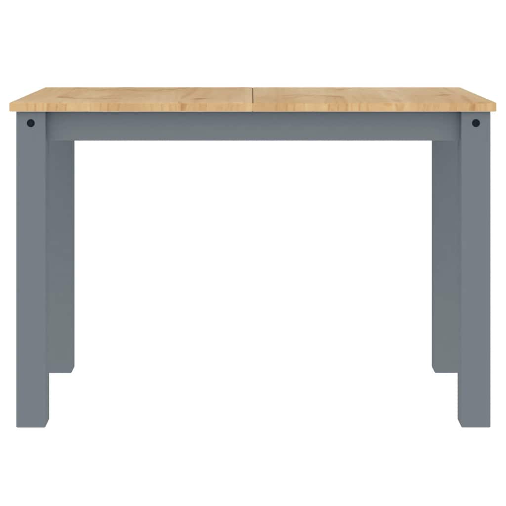 Set da Pranzo 4 pz Panama Grigio in Legno Massello di Pino