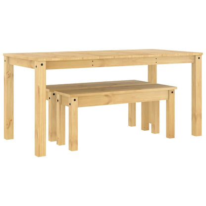 Set da Pranzo 3 pz PANAMA in Legno Massello di Pino | homemem39