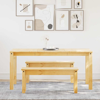 Set da Pranzo 3 pz PANAMA in Legno Massello di Pino | homemem39