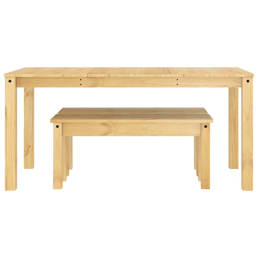 Set da Pranzo 3 pz PANAMA in Legno Massello di Pino | homemem39